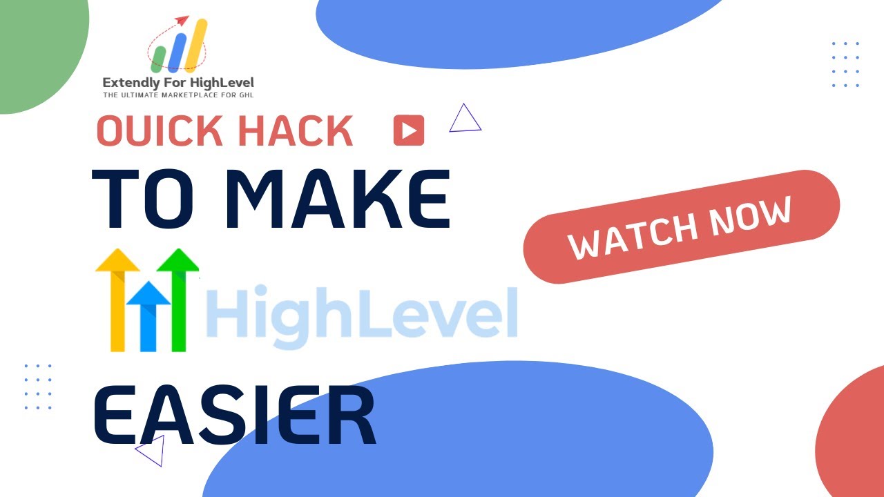 Quick Link Page To Make HighLevel Easier To Use | Extendly's Snapshot Feature Update