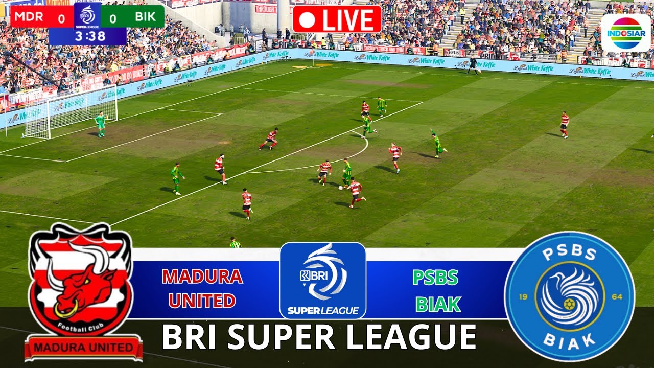 MADURA UNITED vs PSBS BIAK | BRI SUPER LEAGUE 2025/2026 | virtual match