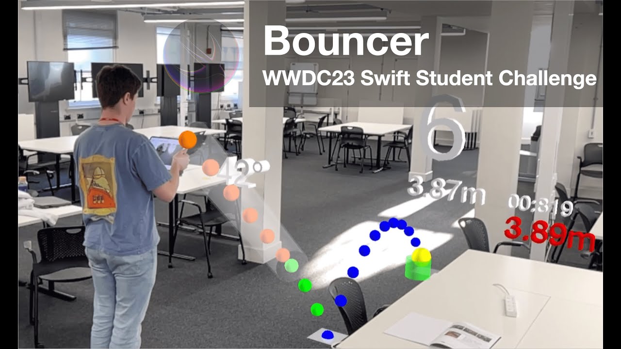 [WWDC23] Bouncer Swift Student Challenge Submission