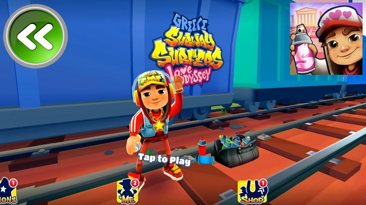 Subway Surfers Gameplay PC HD - Greece Love Odyssey Jake Star Outfit Reverse Episode 182