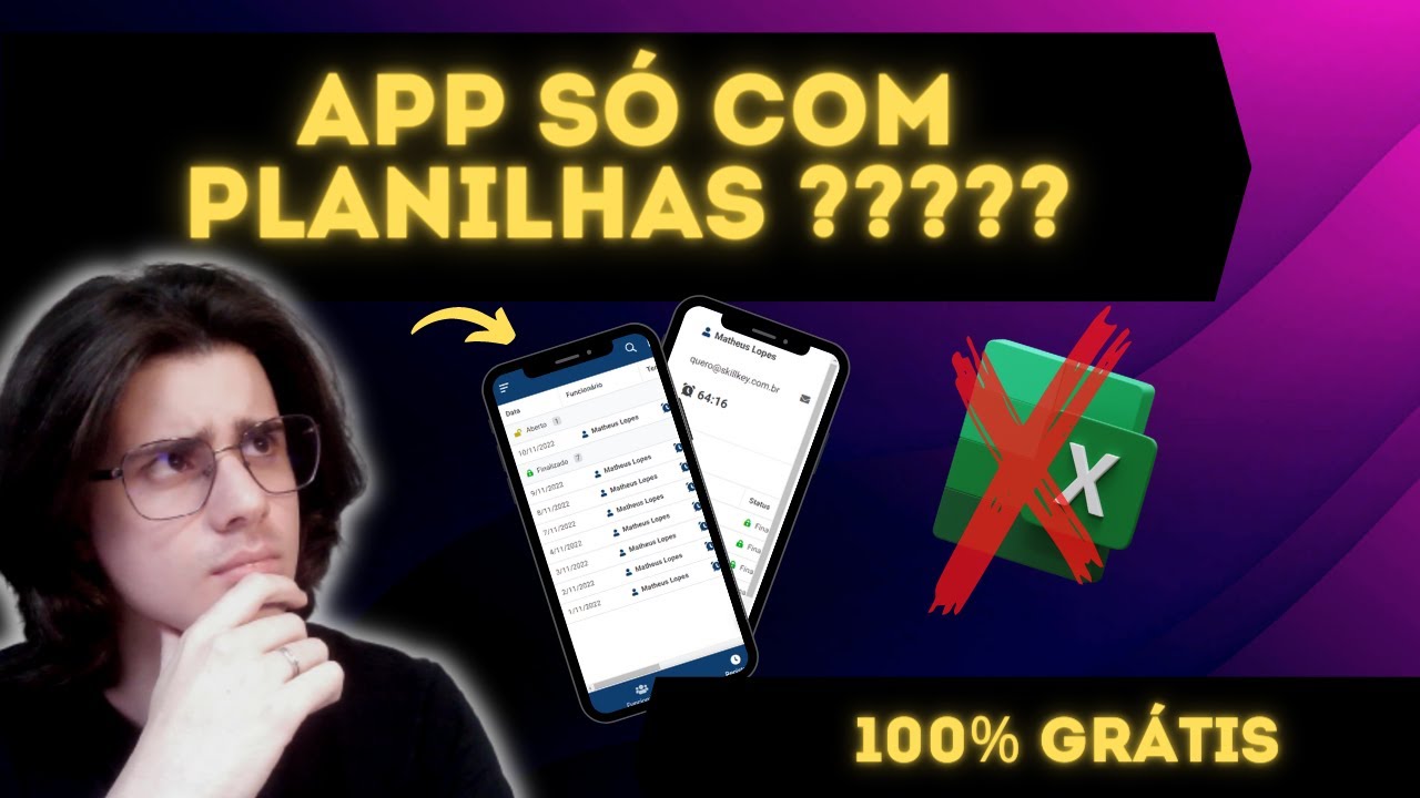 Criando App de ponto eletrônico só com planilhas | AppSheet