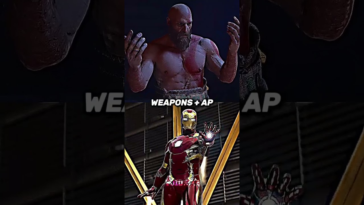 Kratos (Gow ragnarok) vs MCU Characters (Part 1)