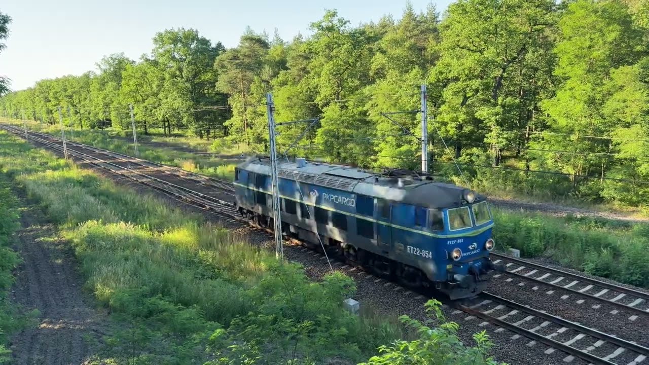 ET22-854 PKP CARGO w kierunku Kędzierzyna 07.2025 Kłodnica (Kędzierzyn-Koźle)