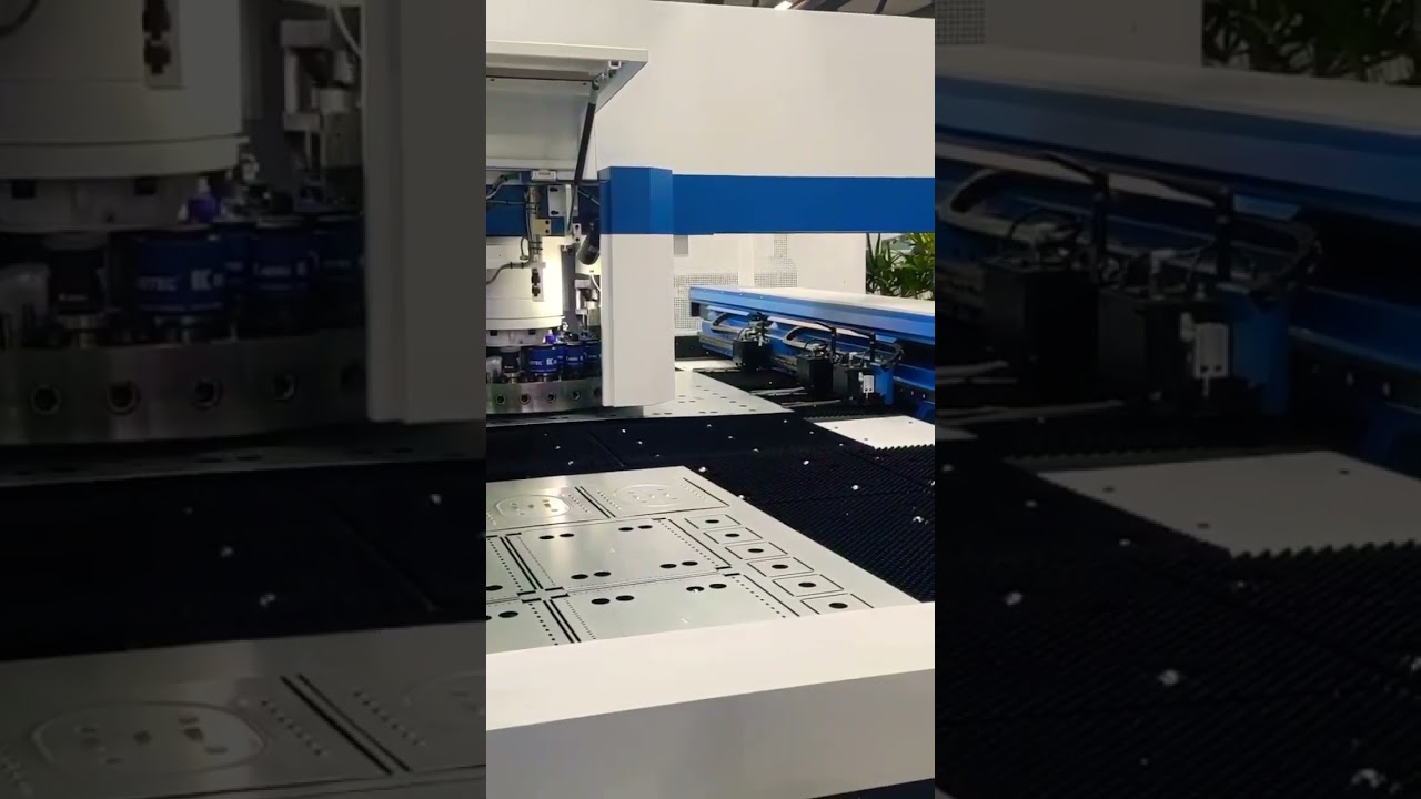 Puncionadeira CNC. #CNC #productivity