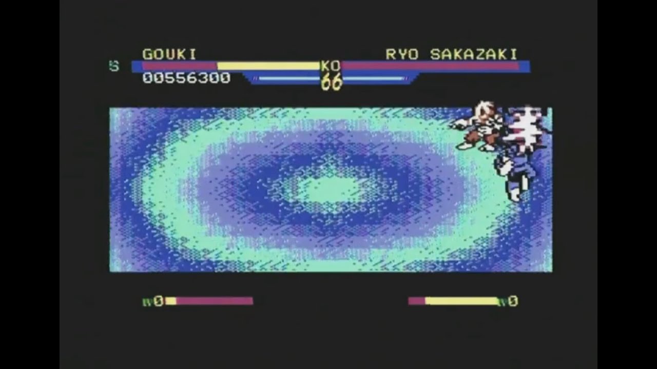 SNK vs Capcom - Commodore 64 - Gouki normal mode longplay [real hardware]
