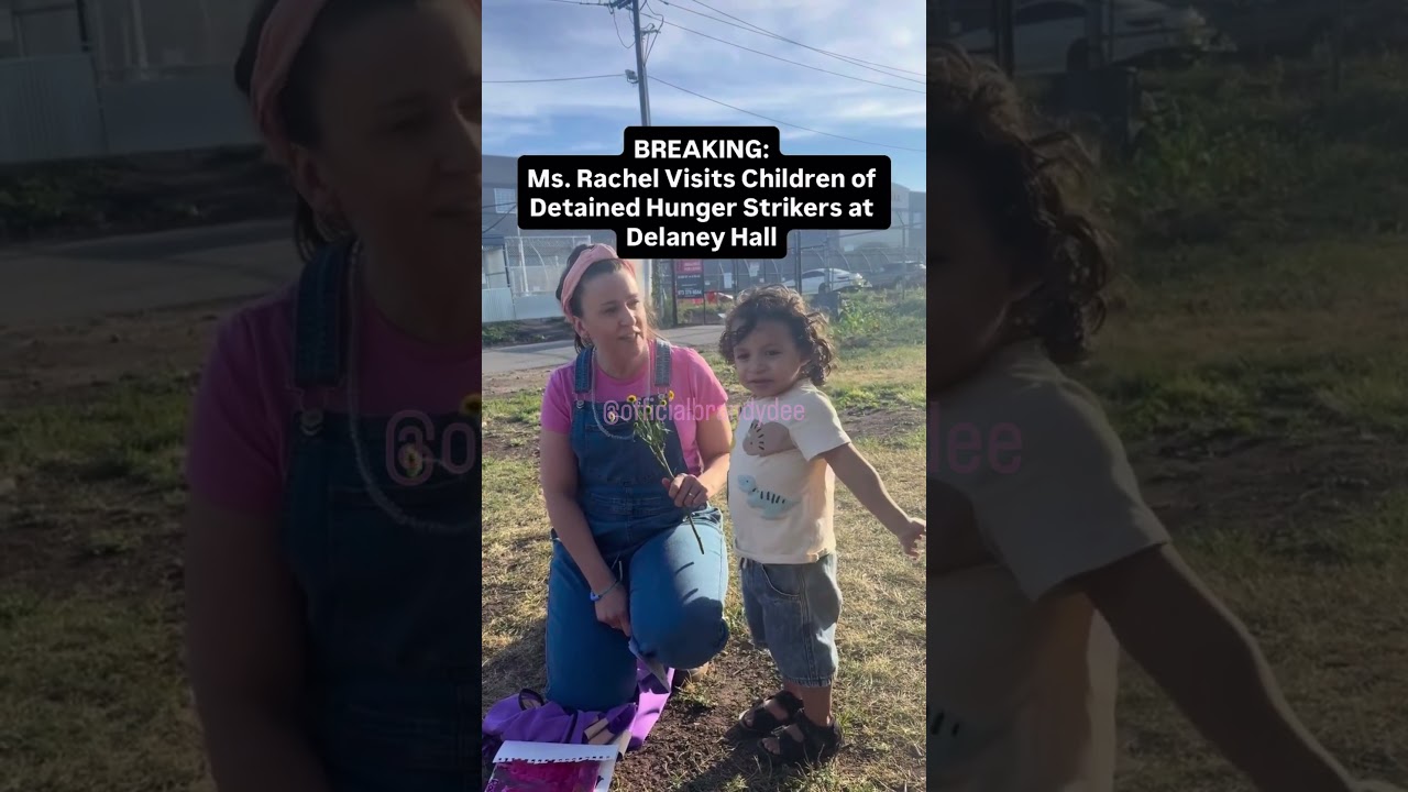 Ms. Rachel Visits with Children of Detainees at Delaney Hall 🥹