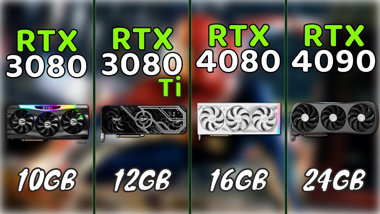 RTX 4090 vs RTX 4080 vs RTX 3080 Ti vs RTX 3080 | Nvidia's 30 vs 40 Series GPUs War🔥