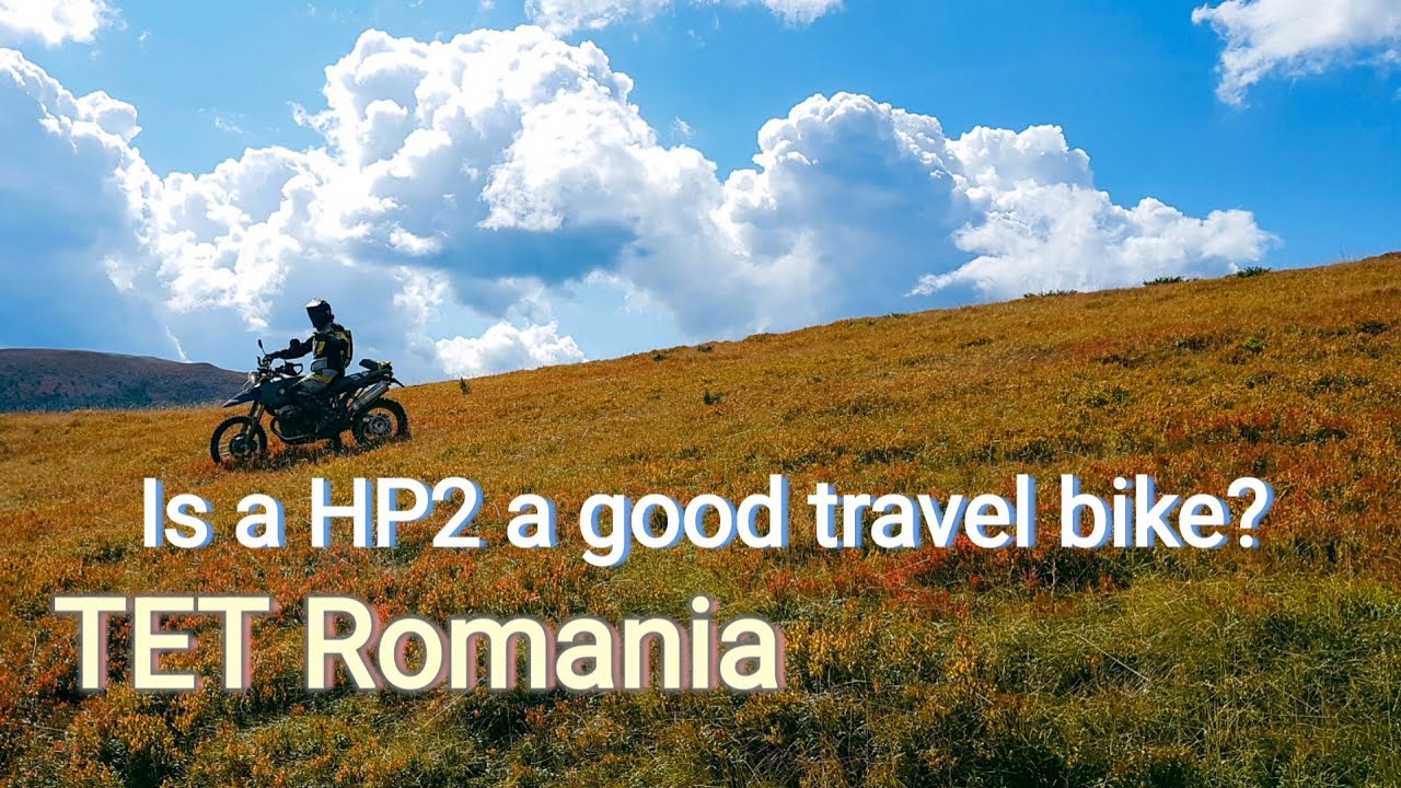 I drive my HP2 Enduro in Romania- TET Romania with two other BMW HP2 ENDURO Trip from 2021
