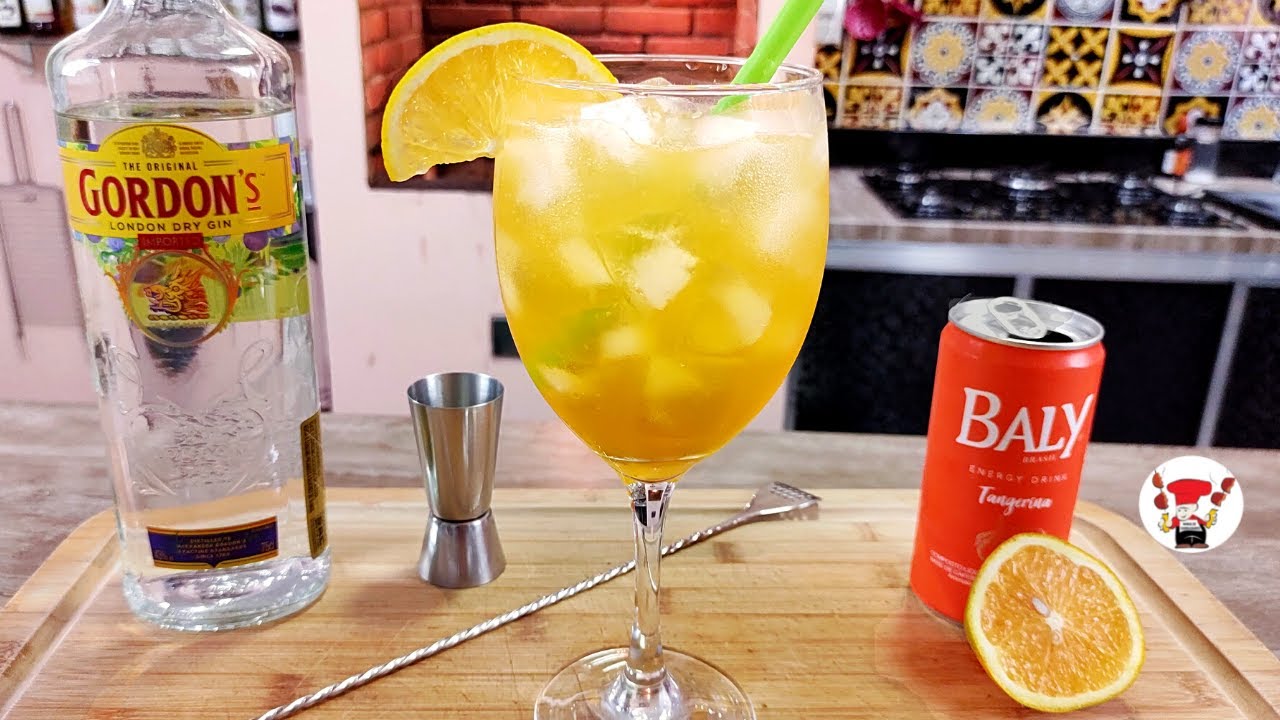 Como Fazer Gin Tônica Laranja e Energético Perfeito