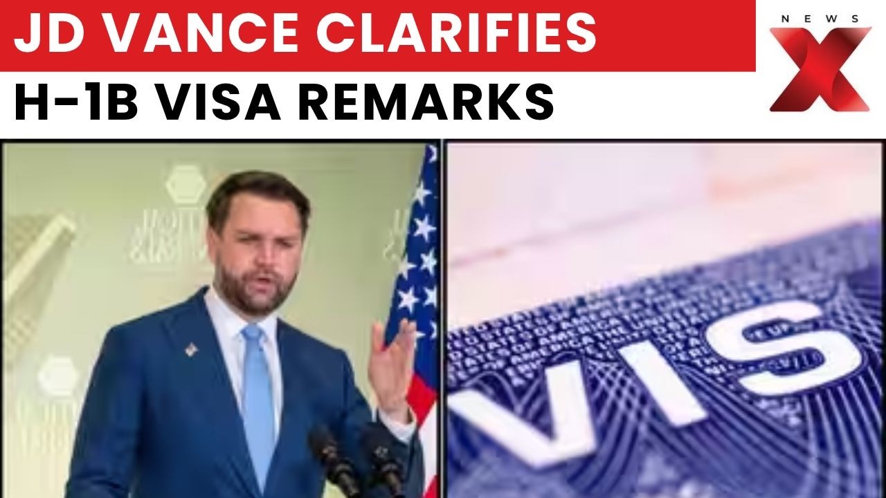 JD Vance on H-1B Visa Row: US VP Admits His &lsquo;Rhetoric May Have Been Imperfect&rsquo; | NewsX