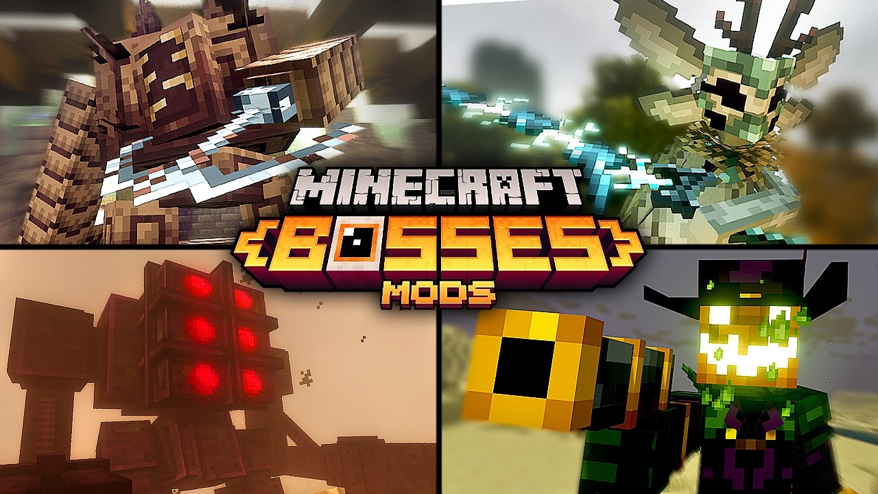 Top 10 Mods That Add Bosses To Minecraft (Part 3) | 1.20.1 / 1.21.x
