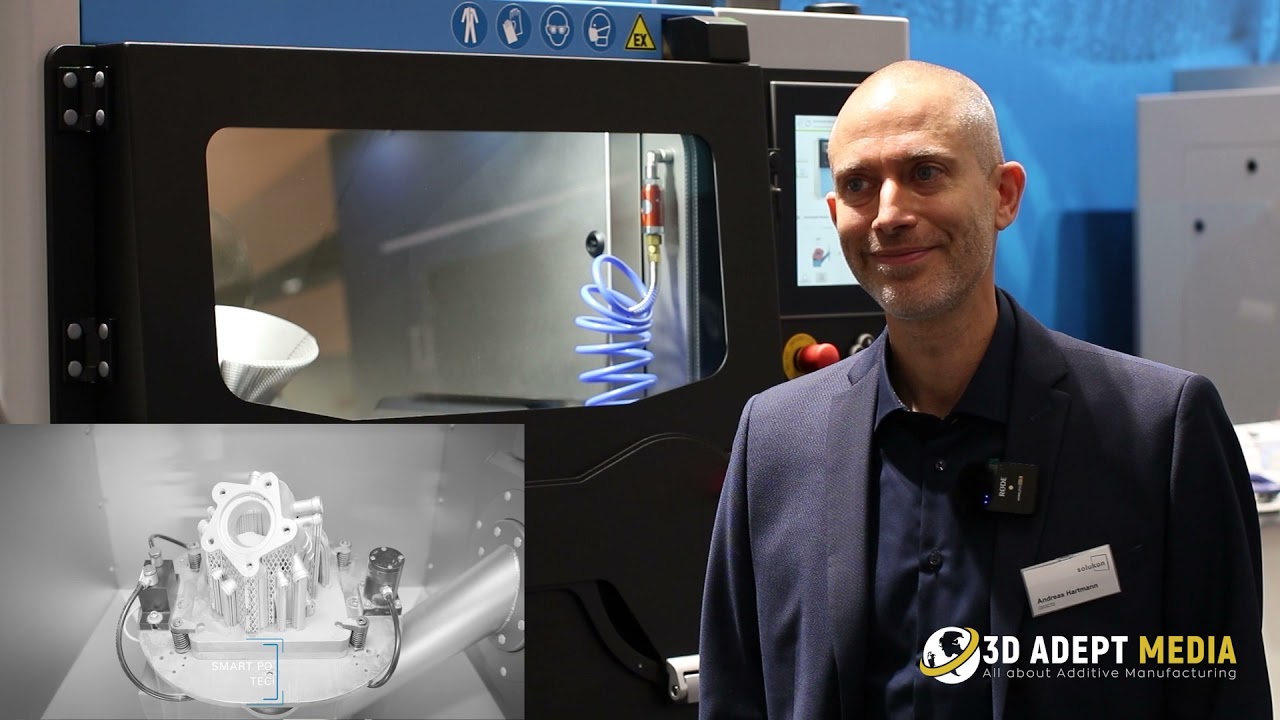 Additive Talks : Solukon on the new automated depowdering system for metal 3D printed parts