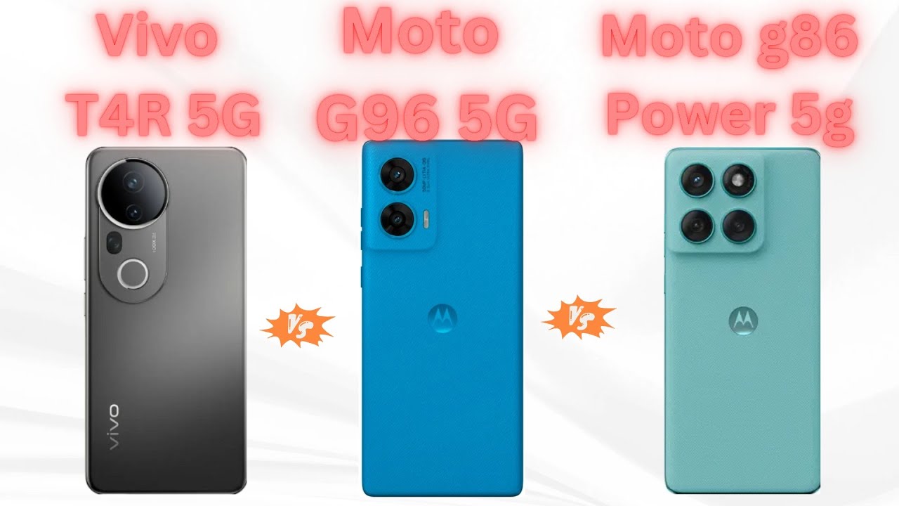 Best Phone in Flipkart Sale 2025? | Vivo T4R vs Moto G96 5G vs Moto G86 Power