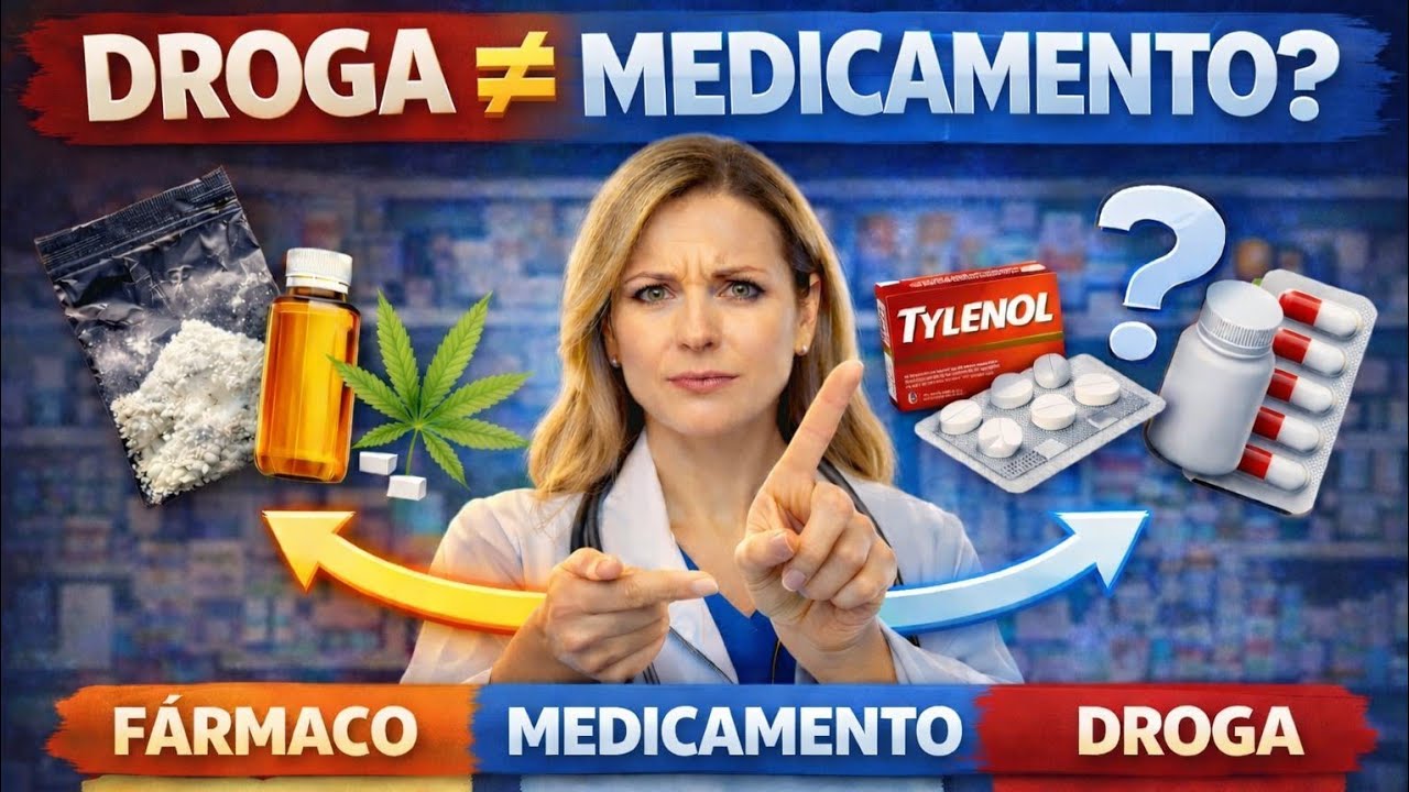 DROGA, MEDICAMENTO e REMÉDIO: Qual a Diferença? Farmacêutica Explica de Vez!
