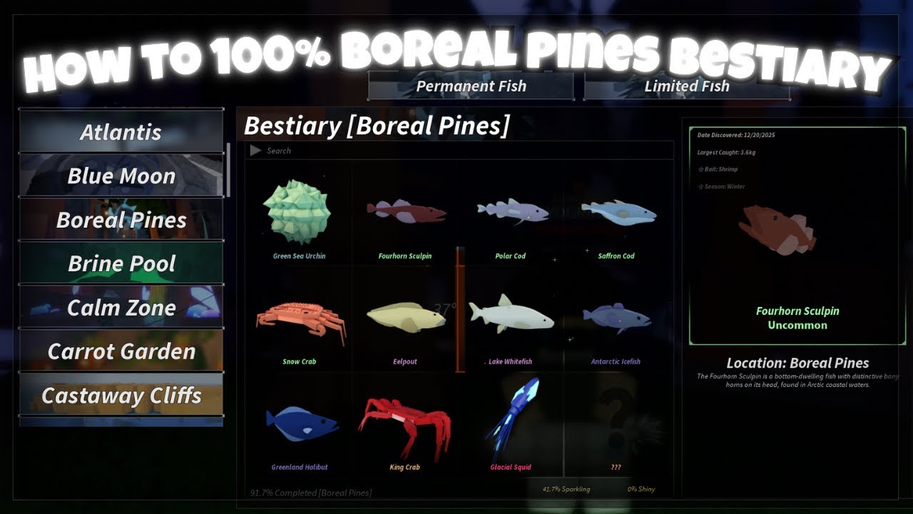 Jak 100% borealnych sosen BESTIARY | Ryby