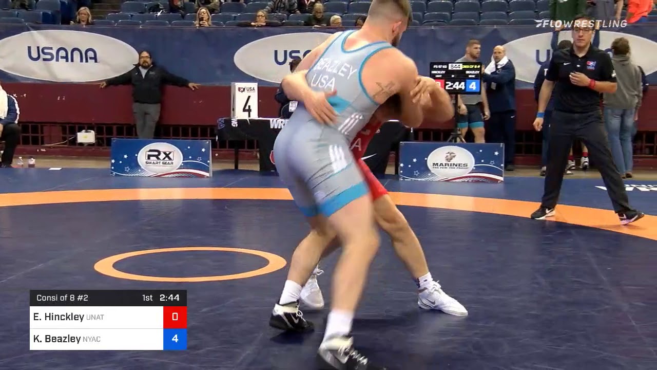 97 Kg Consolation Erik Hinckley Unattached Vs Kevin Beazley New York Athletic Club