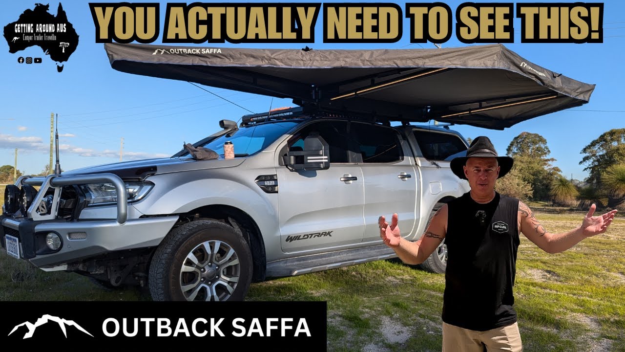 FREESTANDING AWNING REVIEW! A great awning STRONG LIKE KING KONG 💪 Latest Ford Ranger Mod