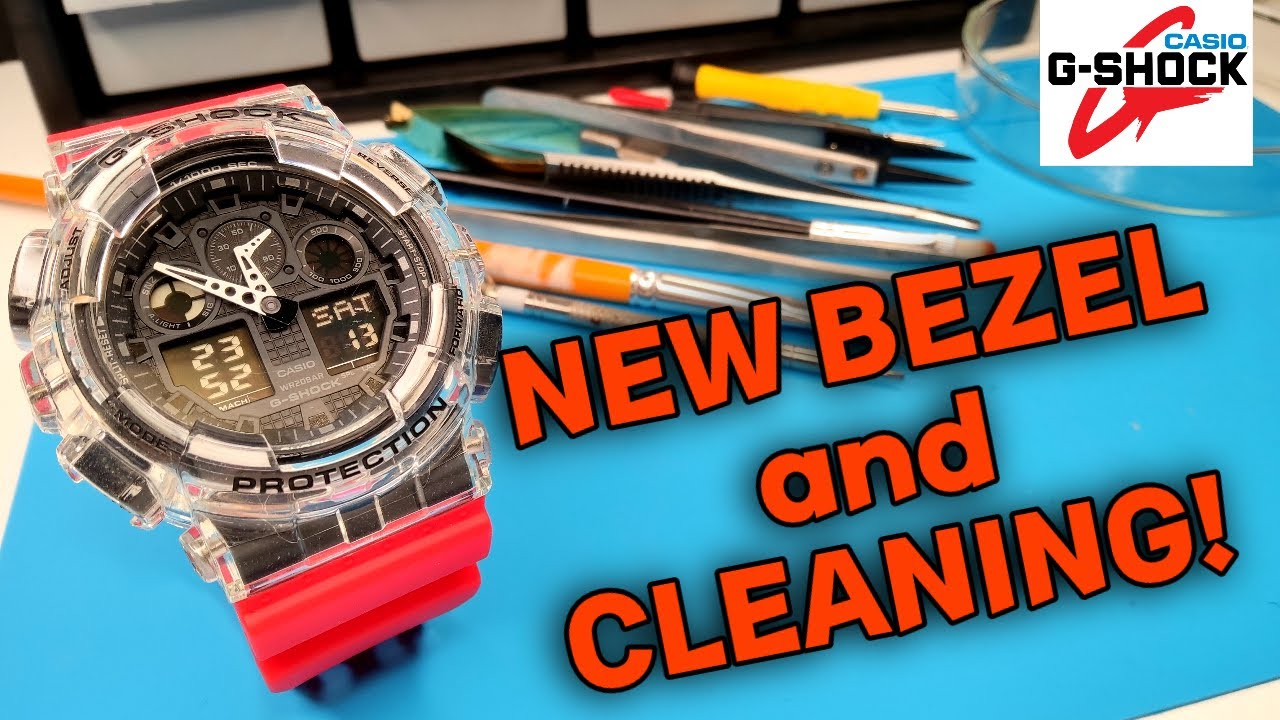 HOW to Replace Your CASIO GA100 Bezel and Straps!