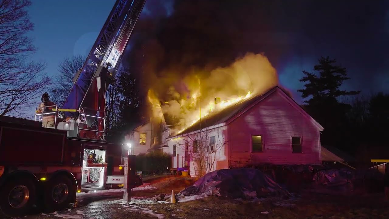 Kingston, NH - Multi Alarm Fire - Scotland Rd - Radio Transmission - 2/21/2024