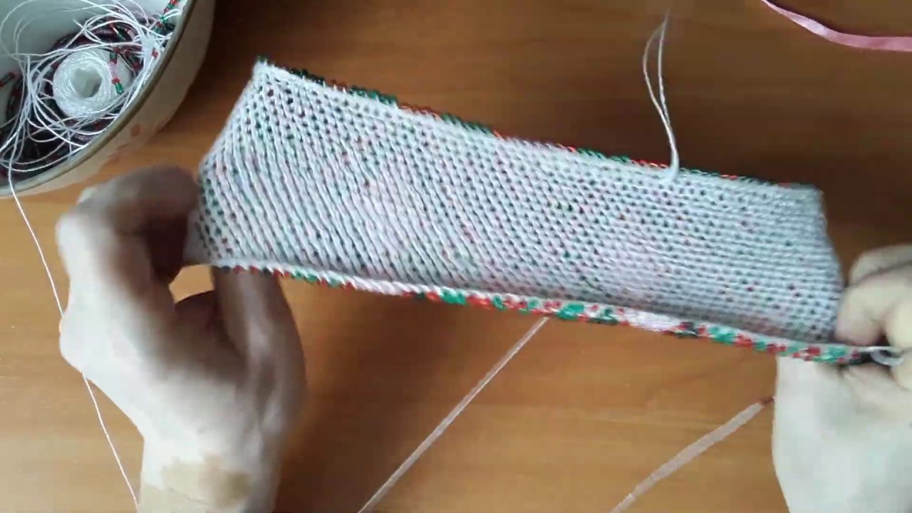 Вязание с бисером/Готова основная часть сумочки