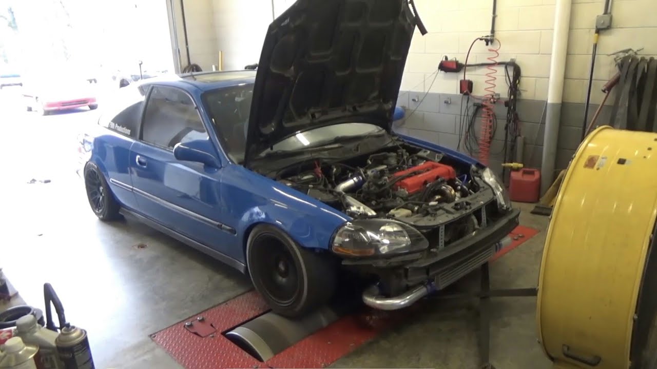 Civic: $500 Ebay Turbo Kit pt. 3 (Dyno Results)