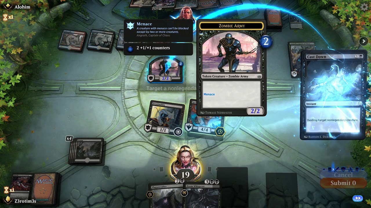 Mono Black Vs Grixis (War Of The Spark)