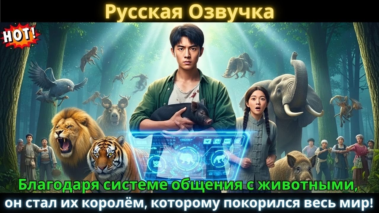 Благодаря системе общения с животными, он стал их королём, которому покорился весь мир! #drama