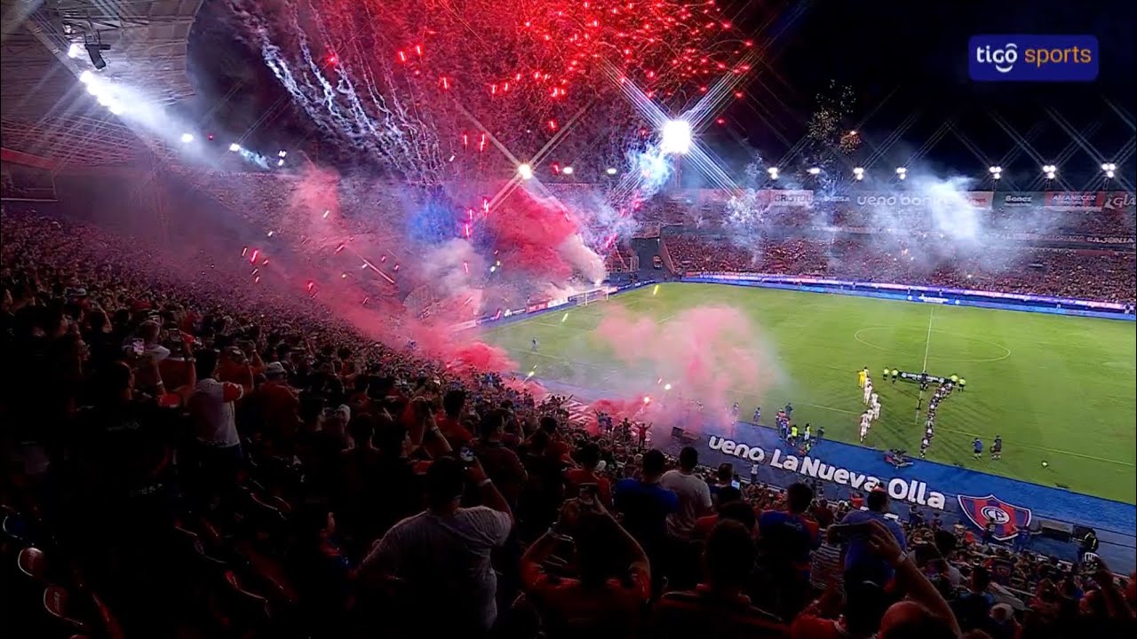 Recibimiento ESPECTACULAR Cerro Porteño 1 Guarani 0