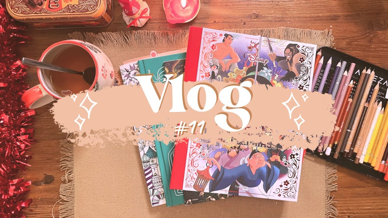 Vlog coloriage #11 - Pigmentarot, colo de l’avent et j’avance enfin mon Thomas Kinkade!