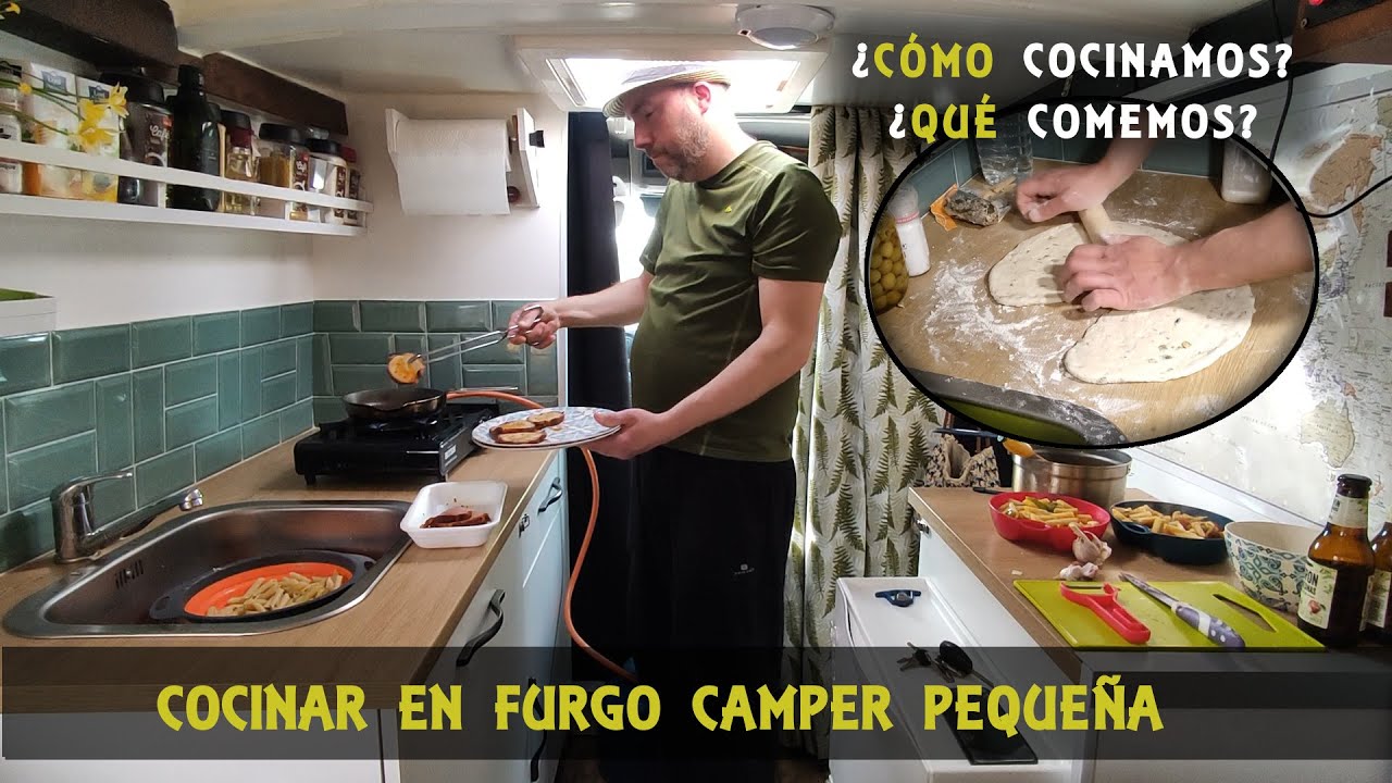 Cómo COCINAR en furgoneta camper: ideas y utensilios de cocina - EP3 VANLIFE - Viajar en furgoneta