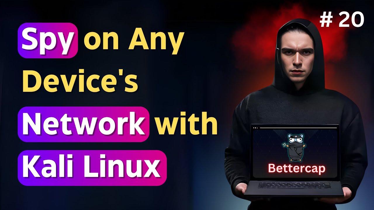Как шпионить за сетью любого устройства с помощью Bettercap в Kali Linux?