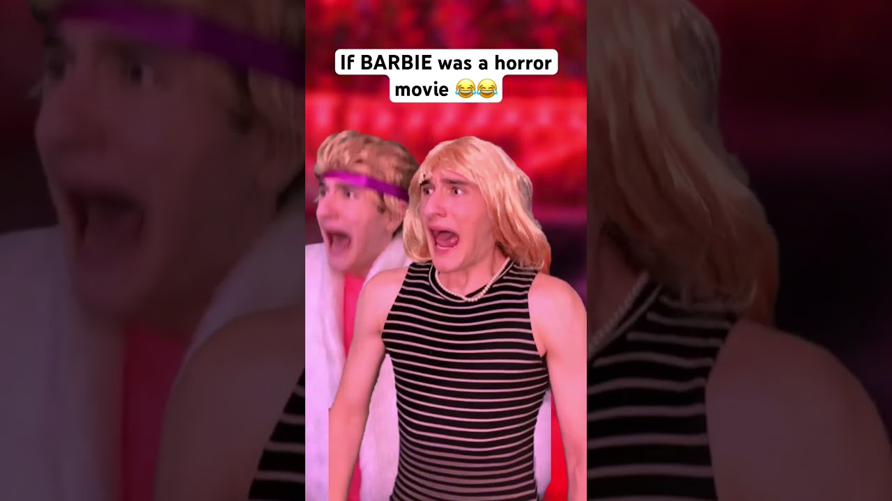 Horror movie trailers be like (Barbie edition) #shorts #funny #comedy