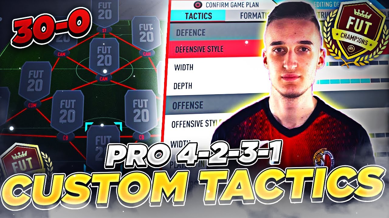 FIFA 20 PRO PLAYER 30-0 CUSTOM TACTICS AND INSTRUCTIONS !! - FIFA20 ULTIMATE TEAM