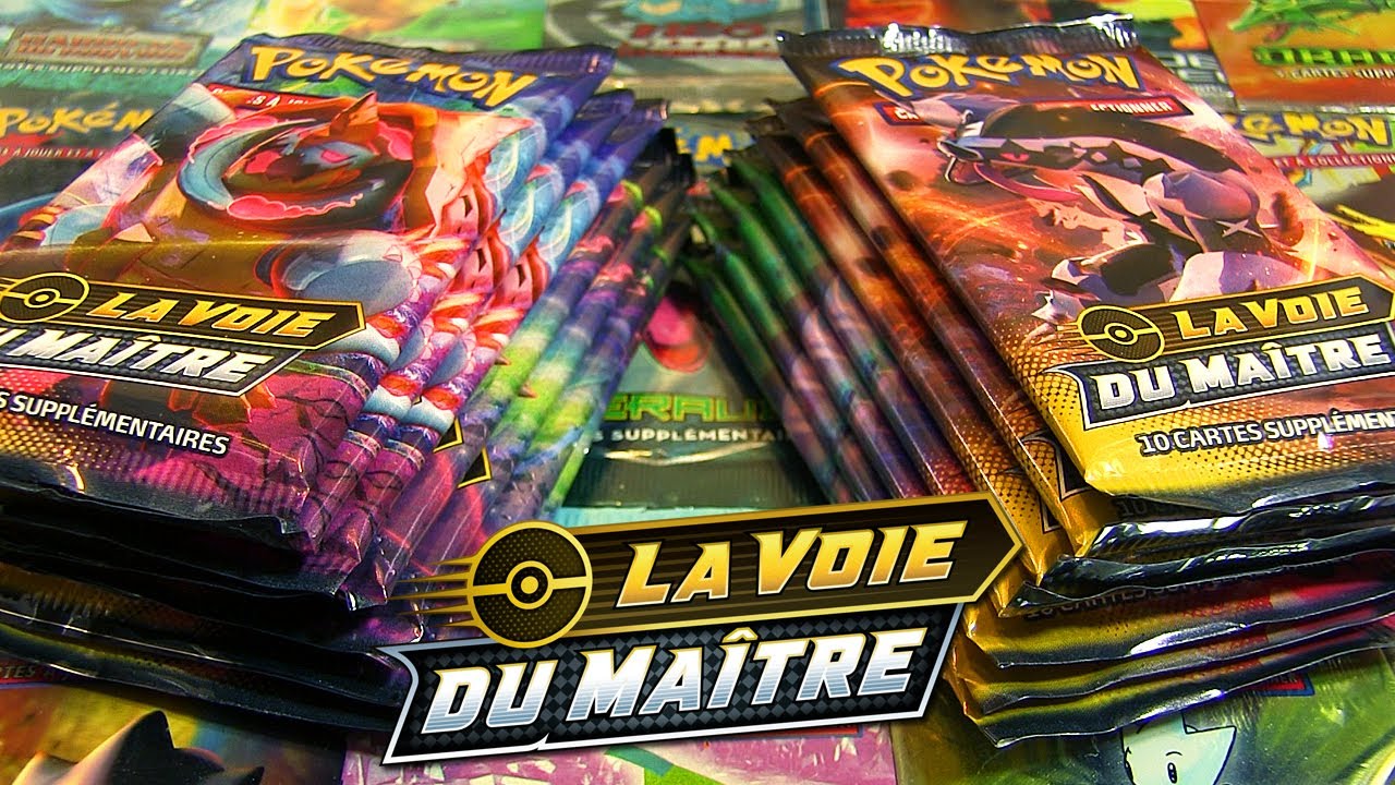 LA RECHERCHE DU DRACAUFEU SHINY ! OUVERTURE DE 15 BOOSTERS POKEMON LA VOIE DU MAITRE !
