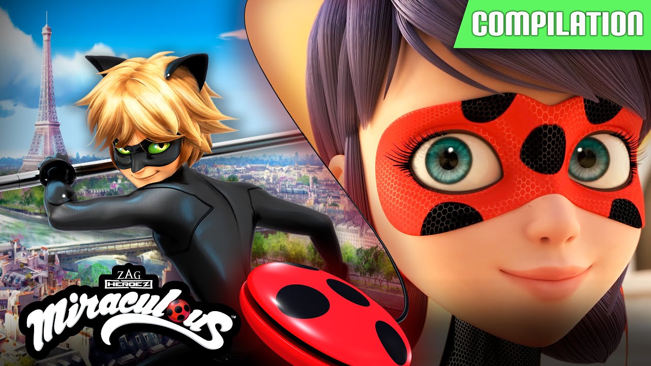 MIRACULOUS | 🐞 Compilation 🐾 | FULL EPISODES ▶️ [Ephemeral - Kuro Neko - Penalteam] Season 4