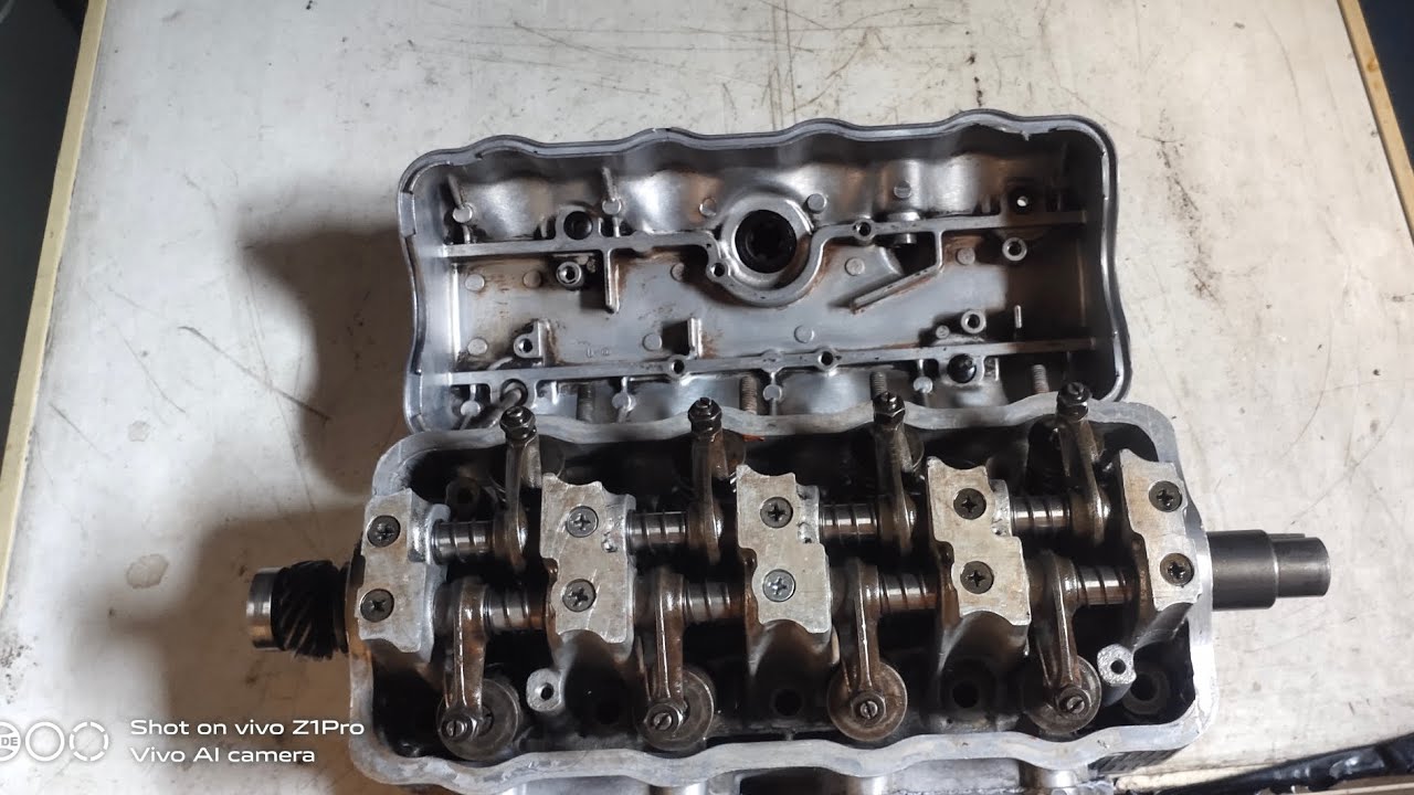 cara pasang sil klep dan cara pasang per klep susuki katana jimny dgn mudanya lur..