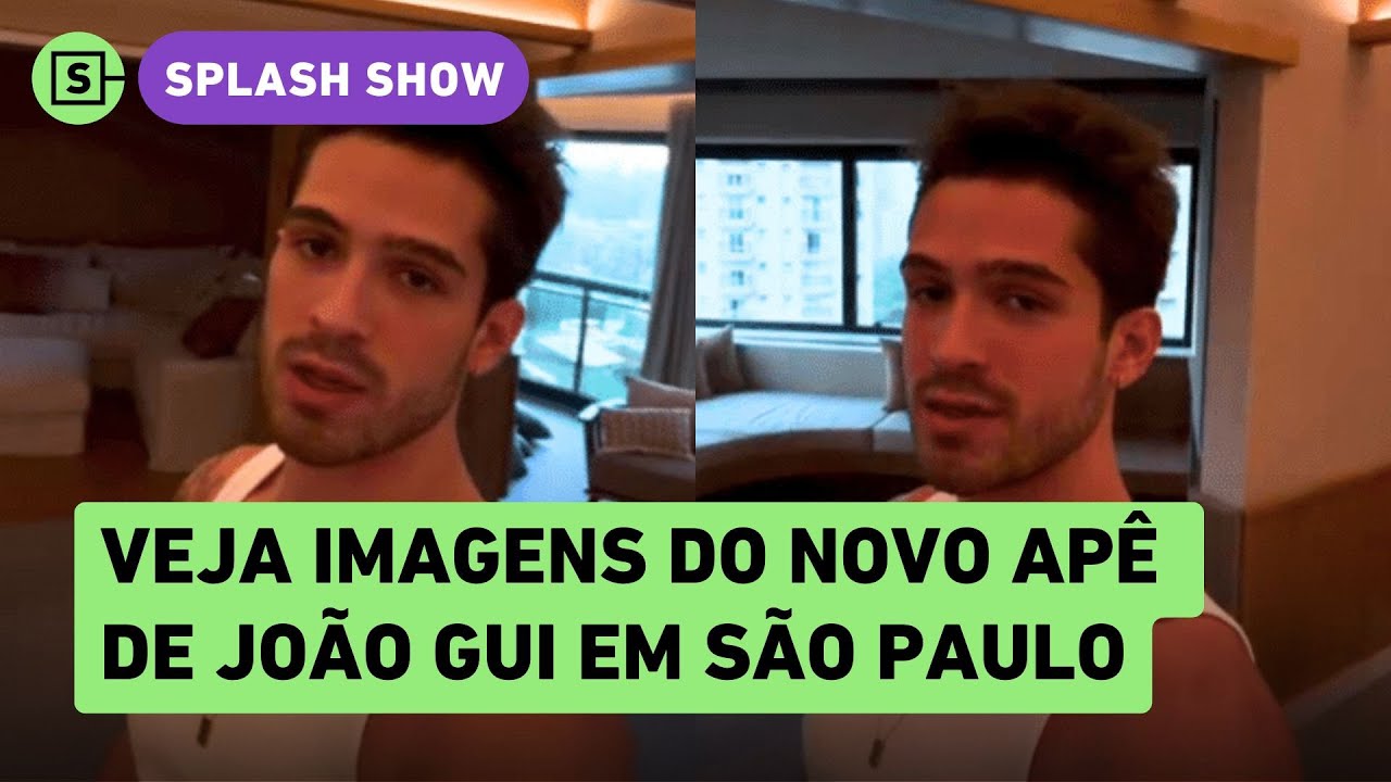 João Guilherme mostra detalhes de sua nova casa em São Paulo; veja como é o apartamento!