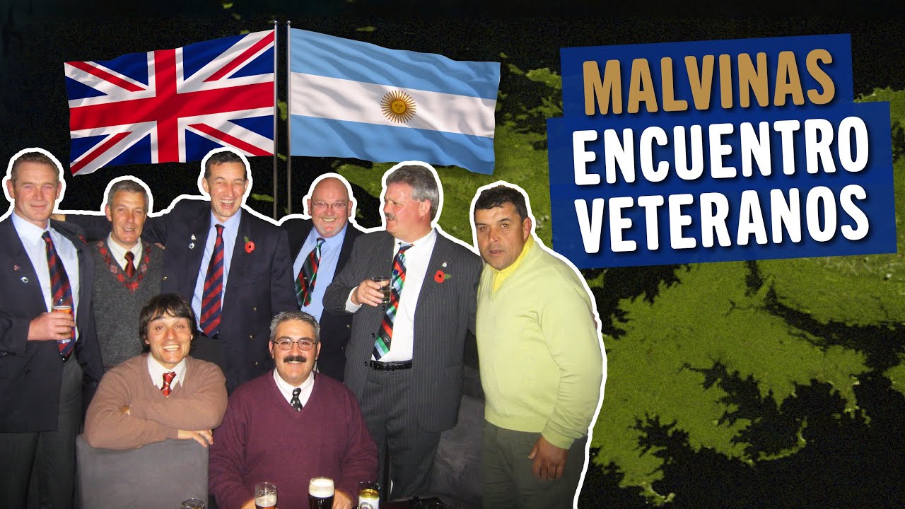 VETERANOS ARGENTINOS Y BRITÁNICOS DE MALVINAS SE DAN LA MANO
