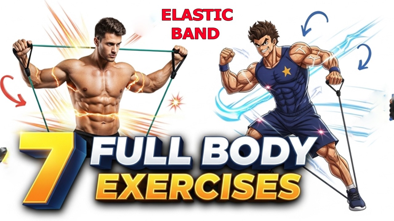 7 Resistance Band Exercises for a Full Body Workout 💪