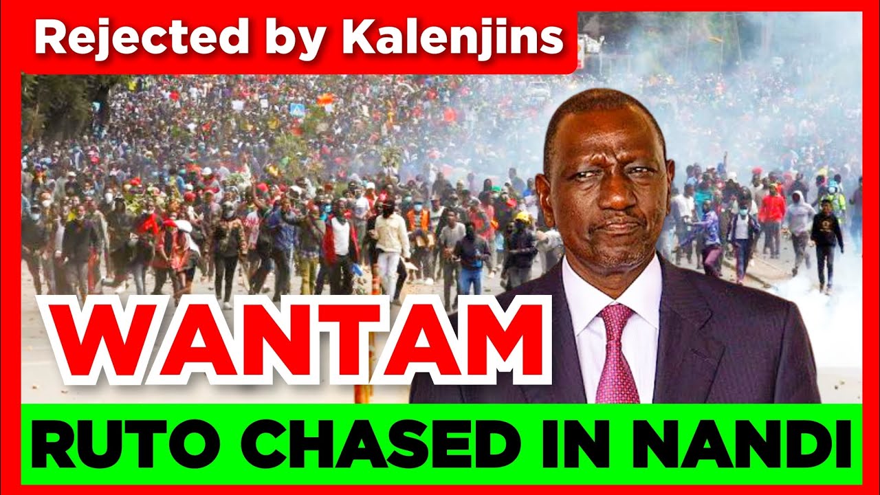 Kwenda Kabisa! WANTAM! Ruto Chased & Heckled by Angry Kalenjins in NANDI County Today 
