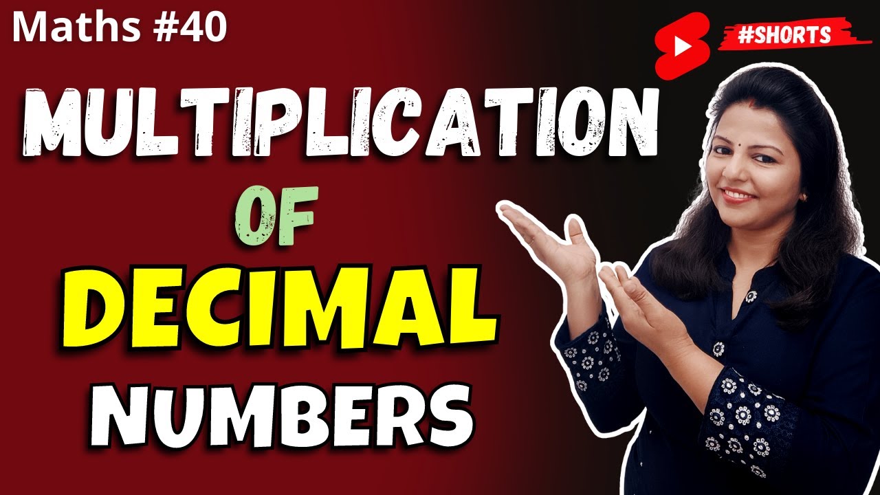 Multiplication of Decimal Numbers in Maths  Arti ki Maths Trick  Vedic #Maths #shorts #ytshorts