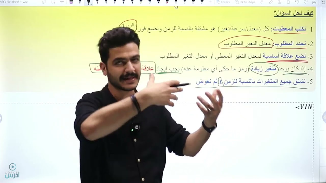 مكثف العلمي والصناعي الحصة (9) الأستاذ يوسف حجير