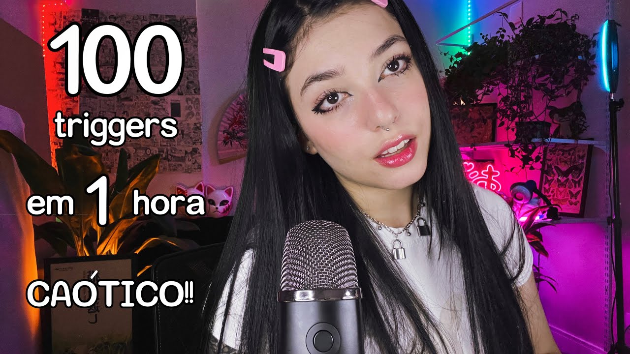 ASMR PARA SENTIR ARREPIOS | 100 TRIGGERS EM 1 HORA