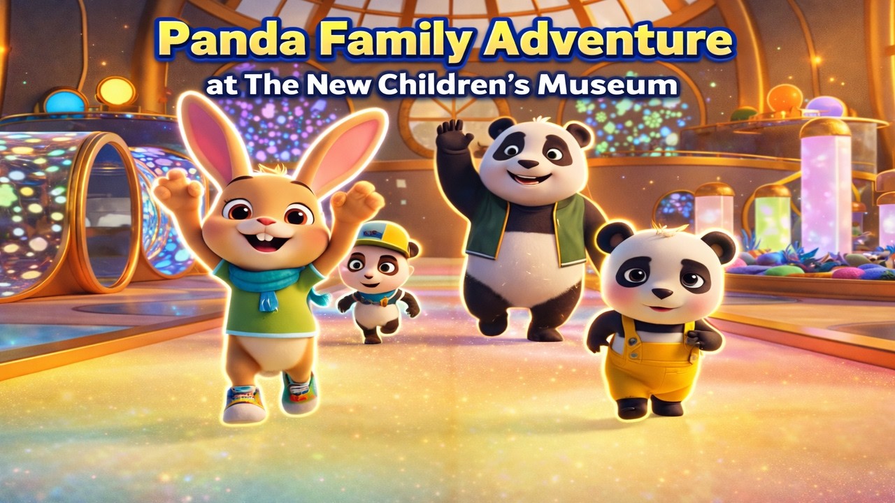 Panda Family Explores The New Children Museum San Diego Adventure 🐼