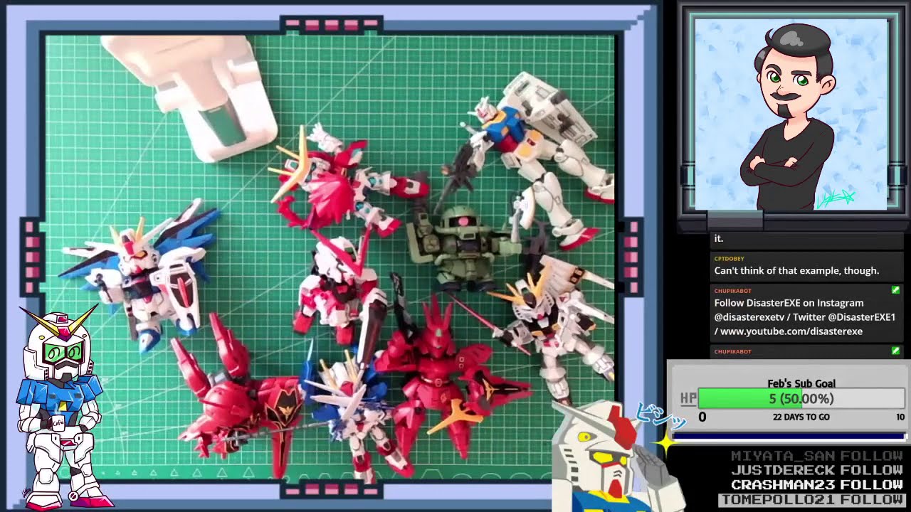 [MS-06F Zaku II] Gunpla Build Stream (Feb 6th 2021)