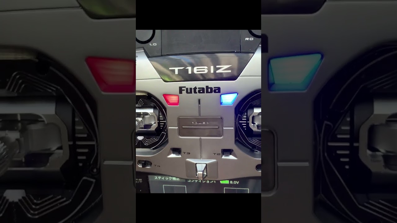FUTABA T16iZにRadioMaster AG01 CNC Hall Gimbals install    