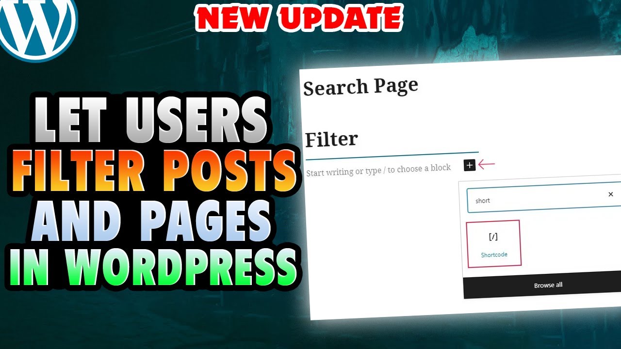 How to Let Users Filter Posts and Pages in WordPress - Step-by-Step
