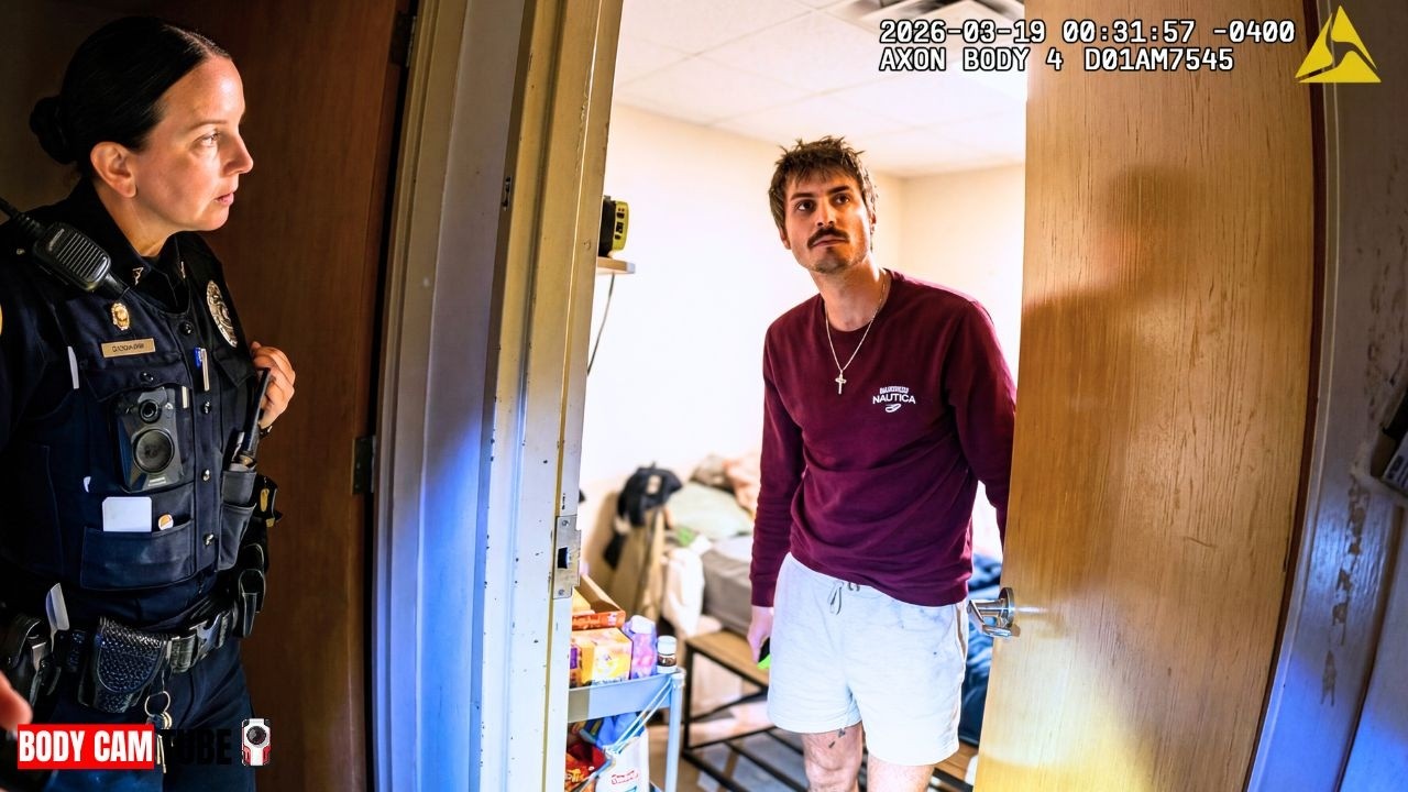 Police Surprise College Student at His Door After Terrorizing Roommates