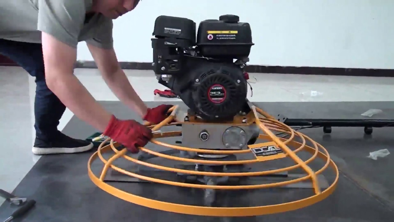 Instrukcja złożenia zacieraczki do betonu