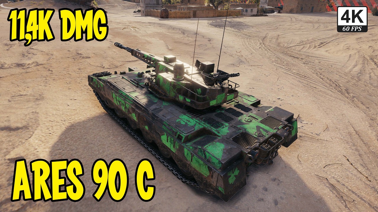 World Of Tanks Ares 90 C  (11,405 Damage 8 Kills) WOT